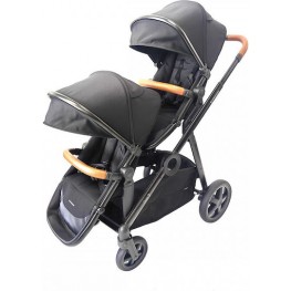 Kikka Boo GO2 Ρυθμιζόμενο Καρότσι για Δίδυμα Kατάλληλο για Nεογέννητο  31001040017